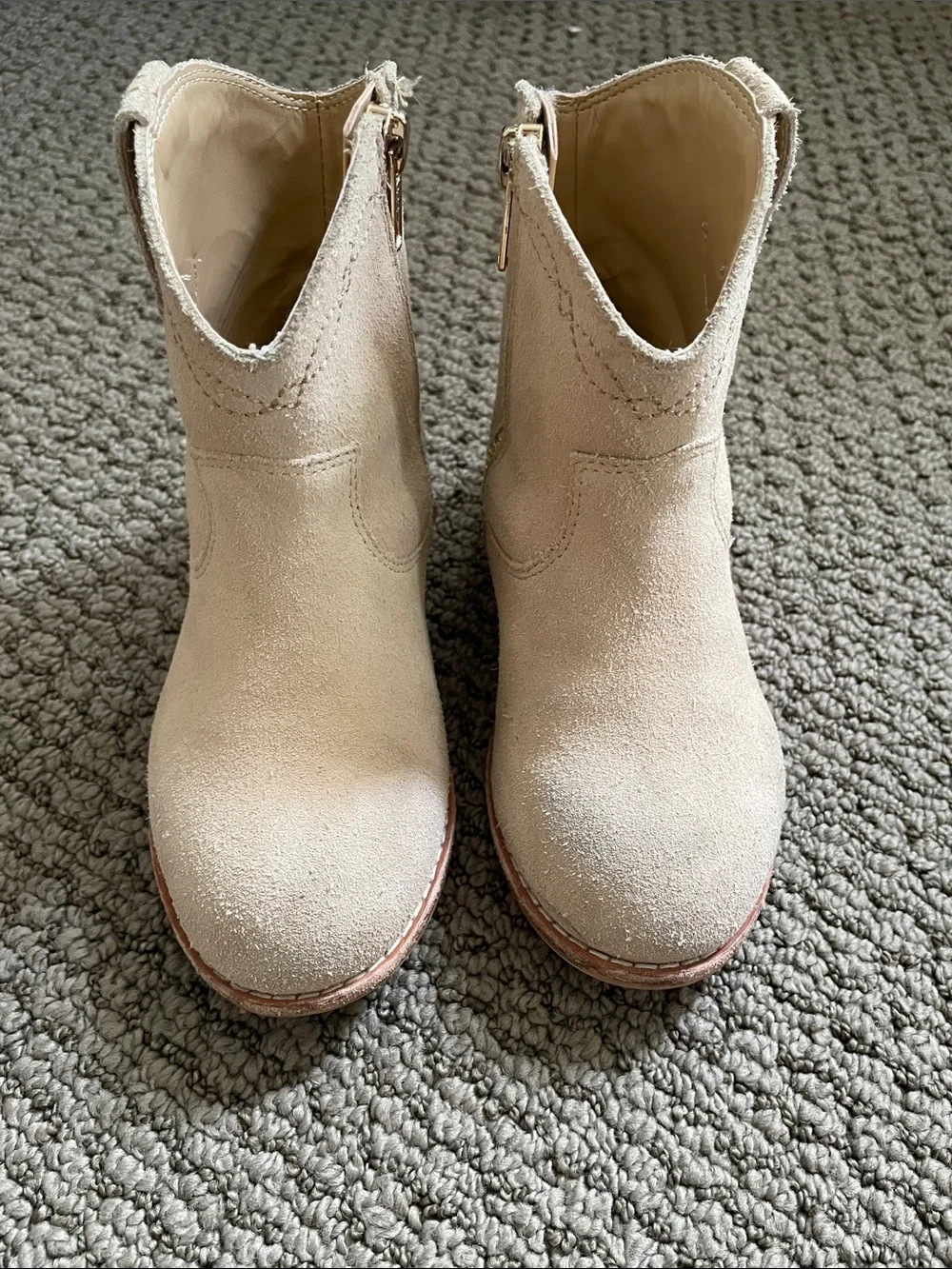 Janie&Jack Leather Western Bootie